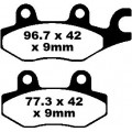 EBC Brakes Double-H Sintered Superbike Brake Pads - FA197HH EBC Brakes Double-H Sintered Superbike Brake Pads - FA197HH